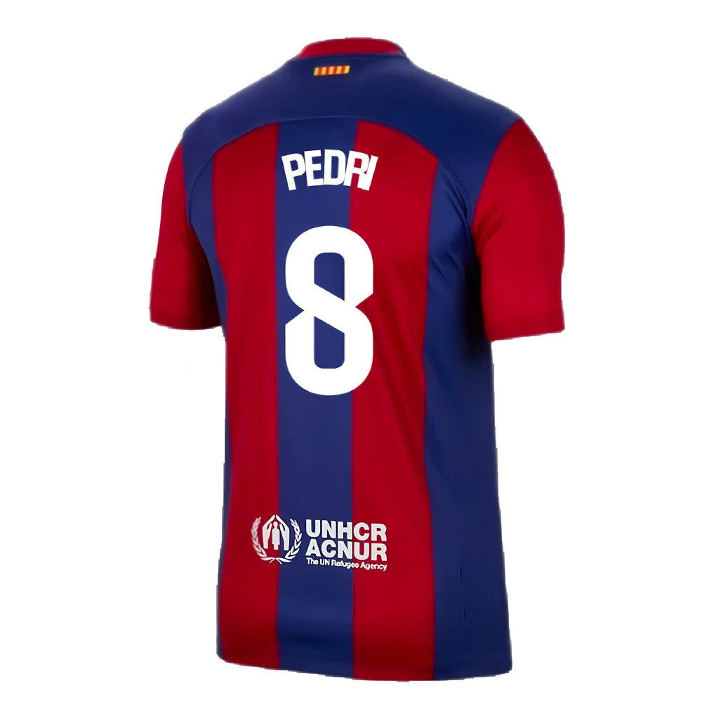 2023-2024 Barcelona Home Shirt (Pedri 8)_2