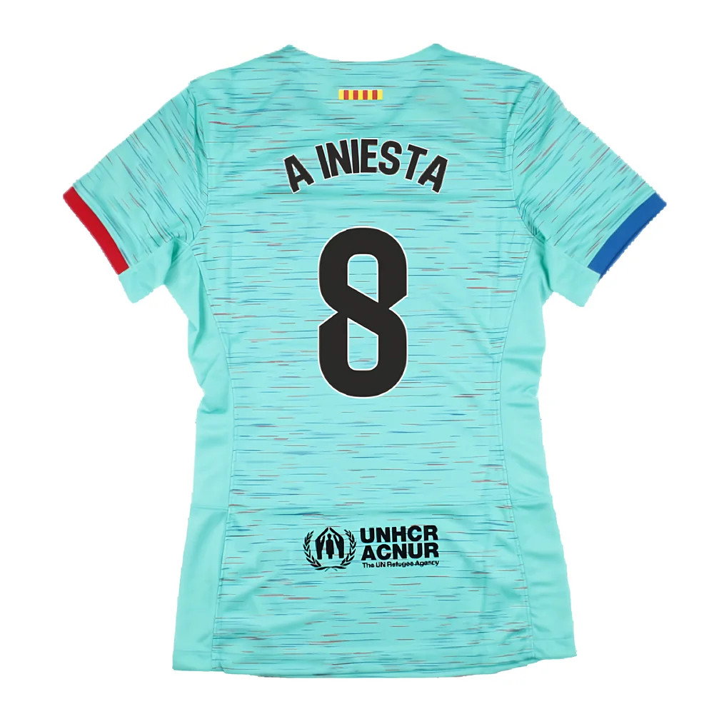 2023-2024 Barcelona Third Shirt (Womens) (A Iniesta 8)_2