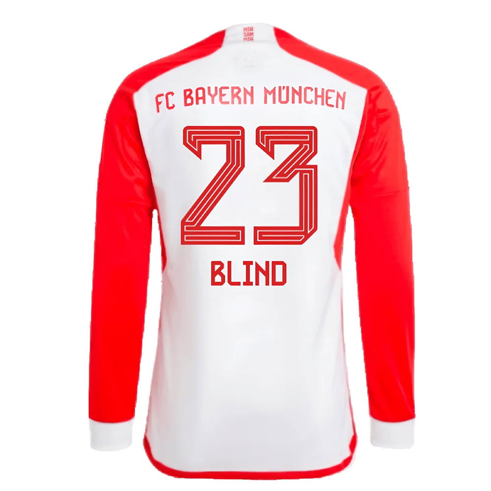2023-2024 Bayern Munich Long Sleeve Home Shirt (Blind 23)_2