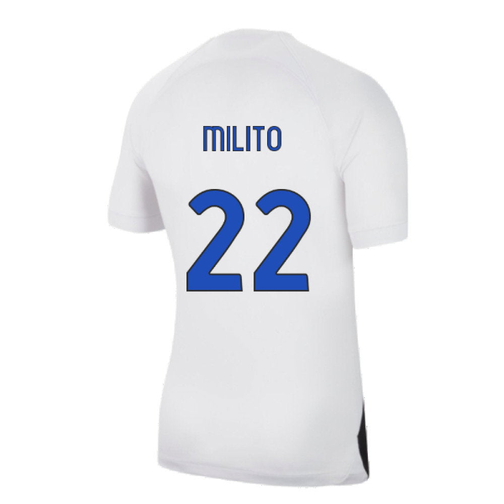 2023-2024 Inter Milan Away Shirt (Milito 22)_2