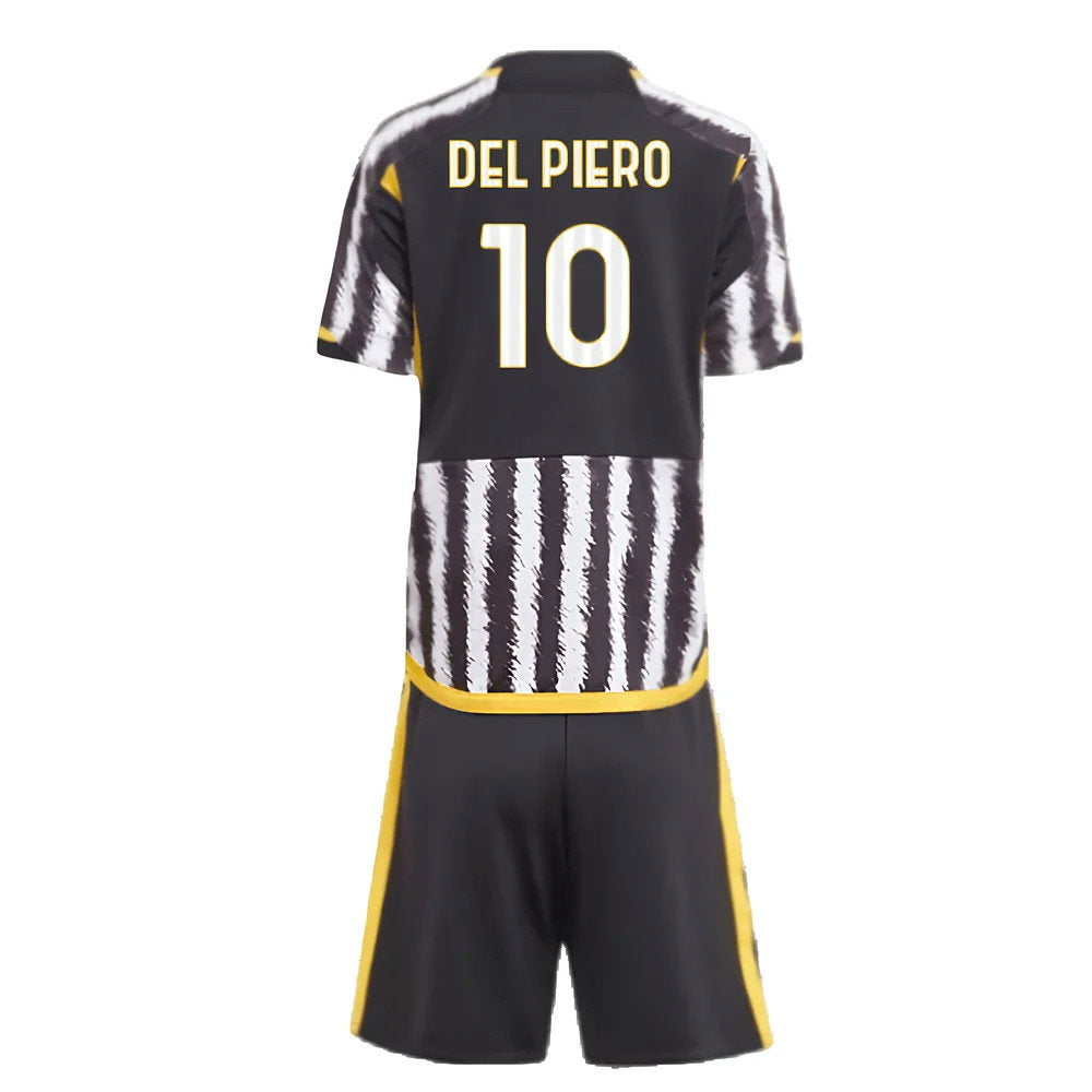2023-2024 Juventus Home Mini Kit (DEL PIERO 10)_2