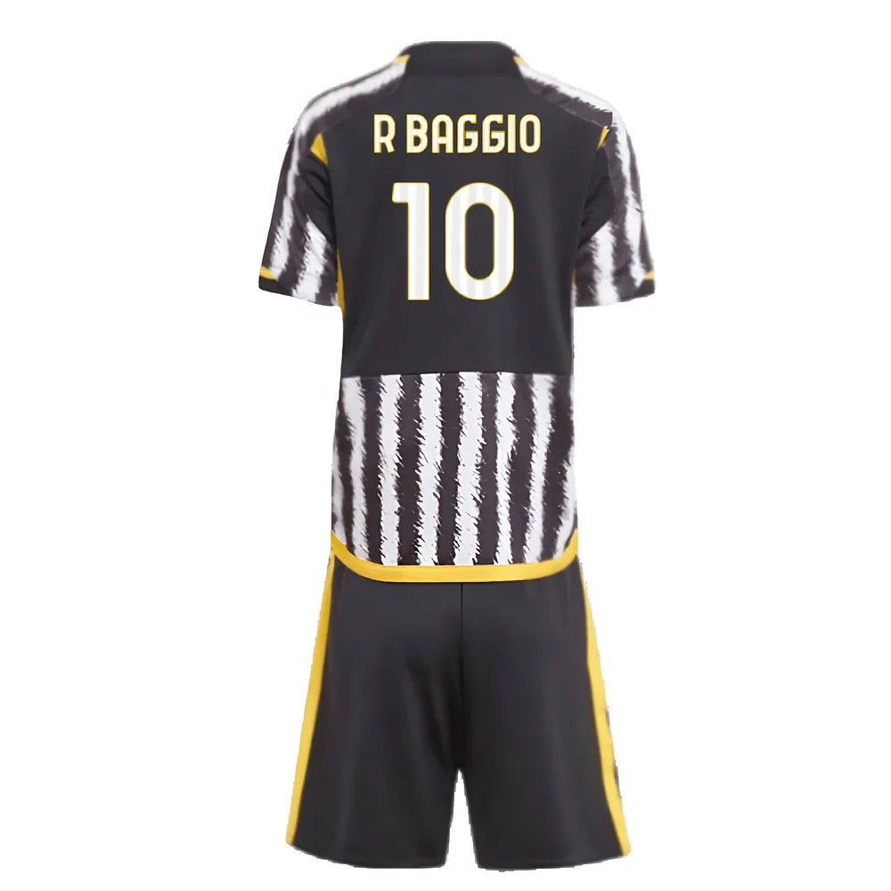 2023-2024 Juventus Home Mini Kit (R BAGGIO 10)_2