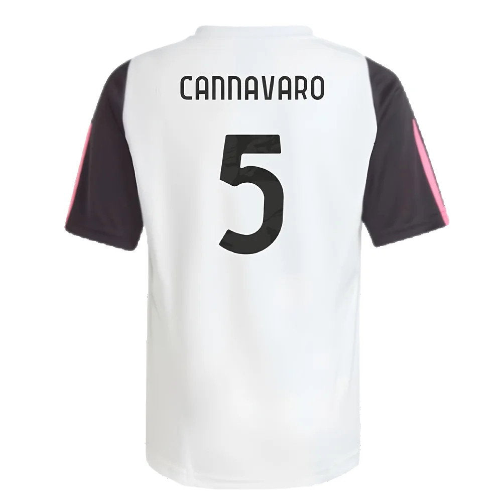 2023-2024 Juventus Training Shirt (White) - Kids (CANNAVARO 5)_2