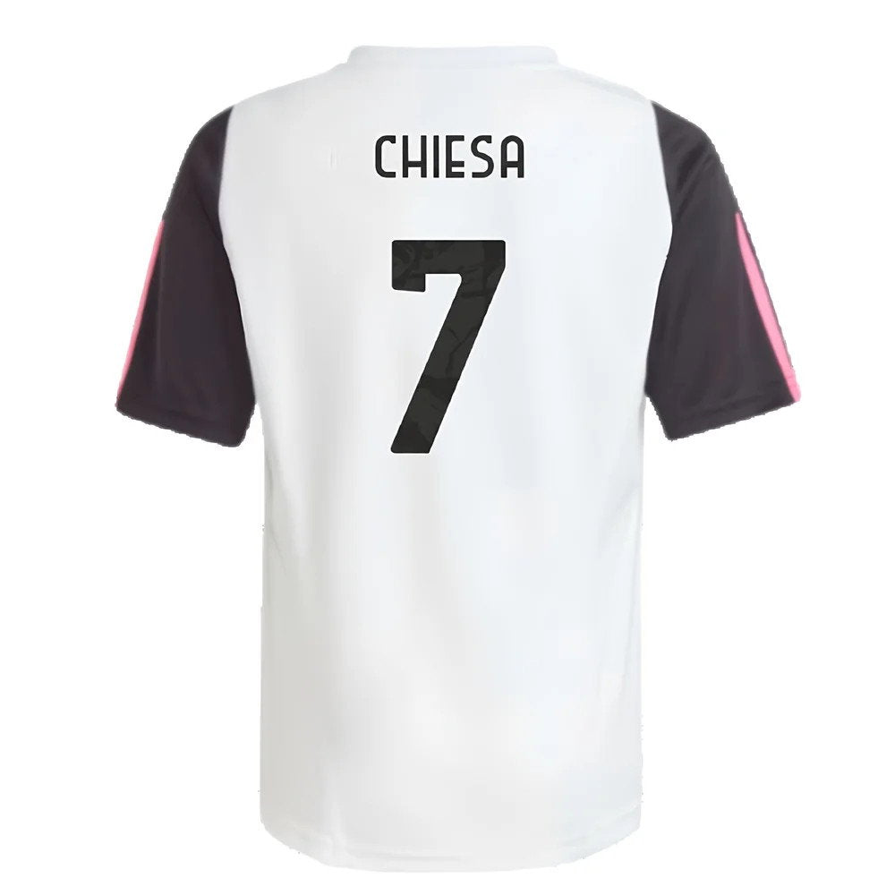 2023-2024 Juventus Training Shirt (White) - Kids (CHIESA 7)_2