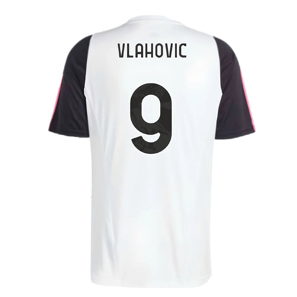 2023-2024 Juventus Training Shirt (White) (VLAHOVIC 9)_2