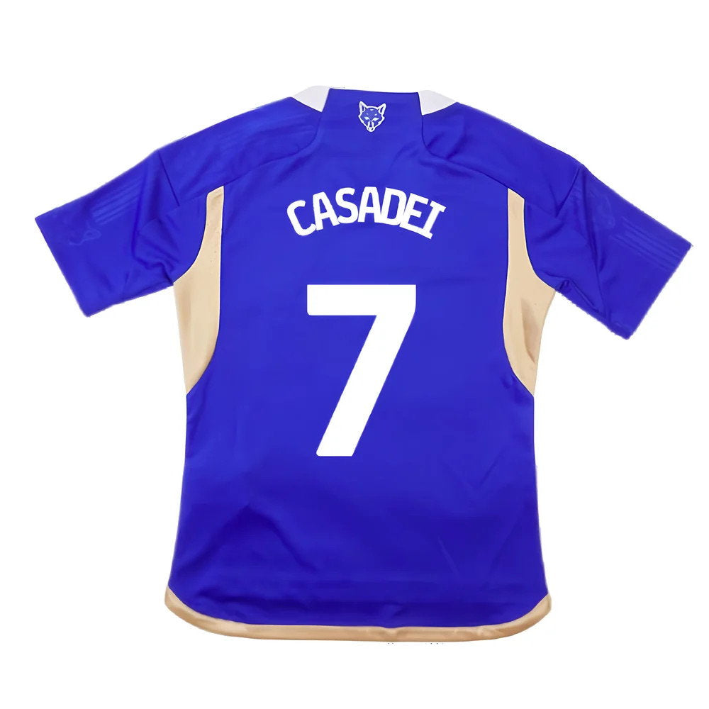 2023-2024 Leicester City Home Shirt (Kids) (Casadei 7)_2