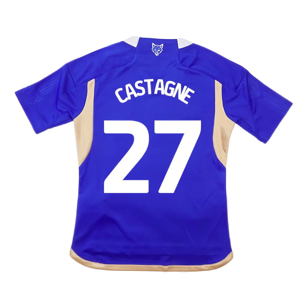 2023-2024 Leicester City Home Shirt (Kids) (Castagne 27)_2