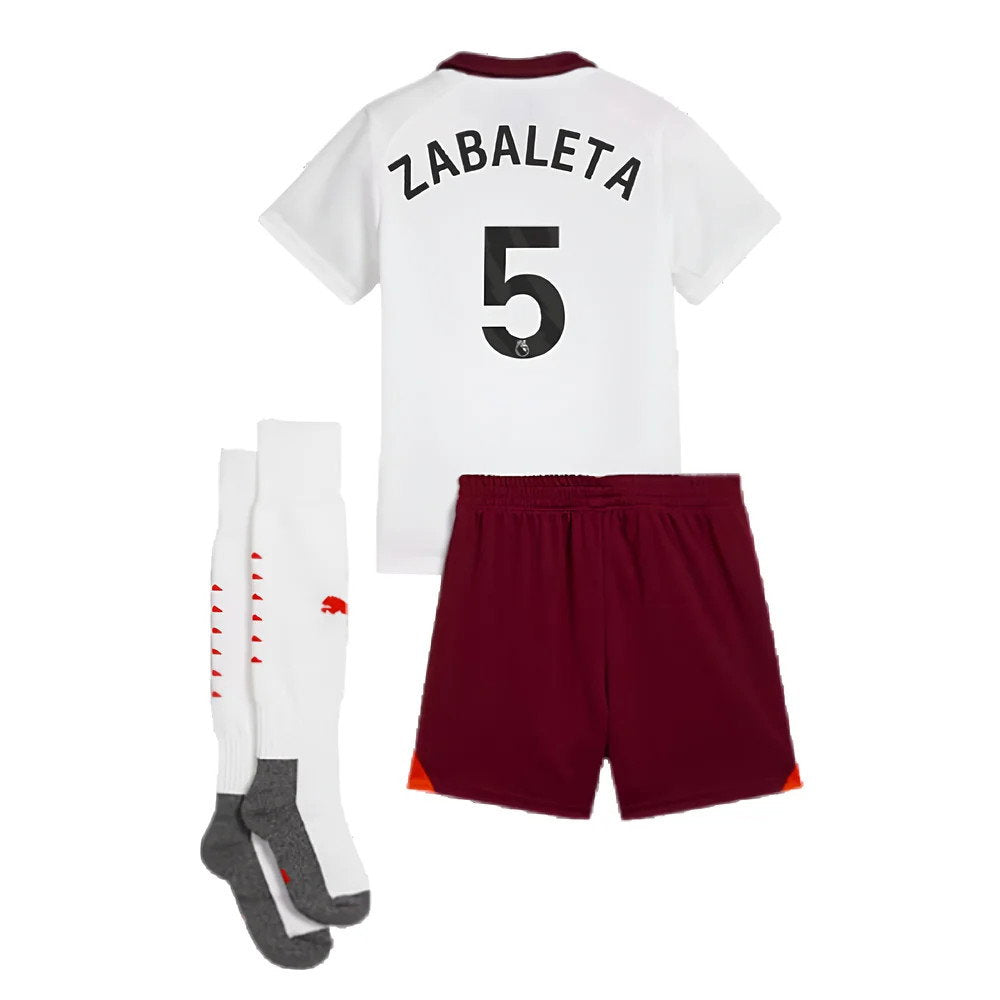 2023-2024 Man City Away Mini Kit (ZABALETA 5)_2