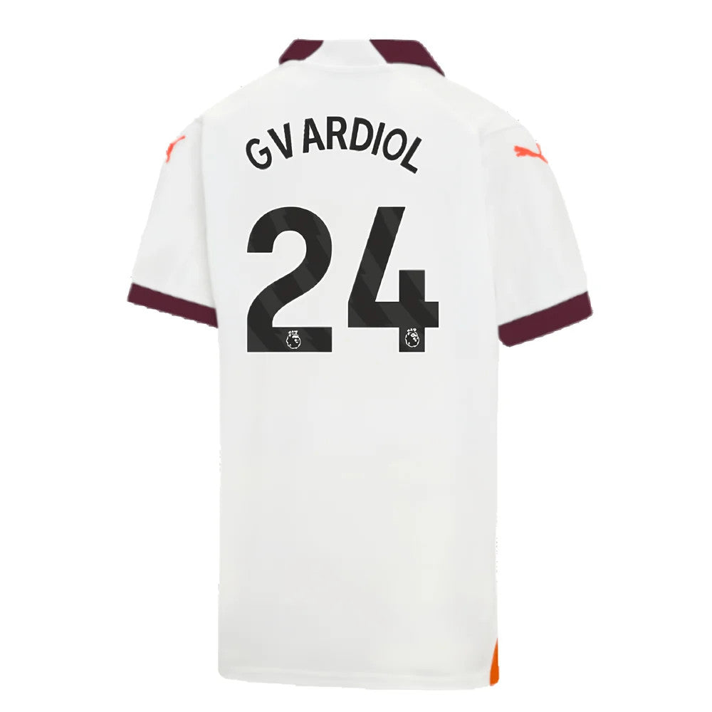 2023-2024 Man City Away Shirt (Kids) (Gvardiol 24)_2
