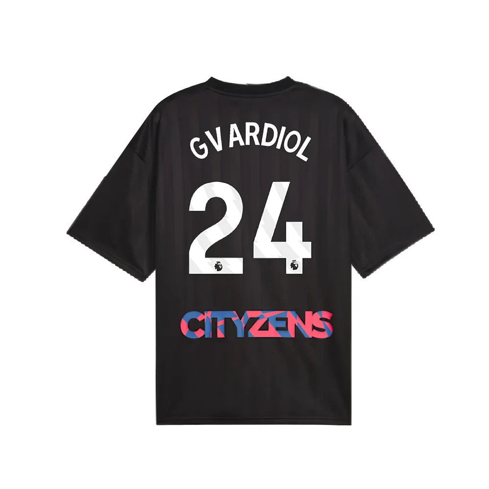 2023-2024 Man City FtblNrgy Jersey (Black) (Gvardiol 24)_2