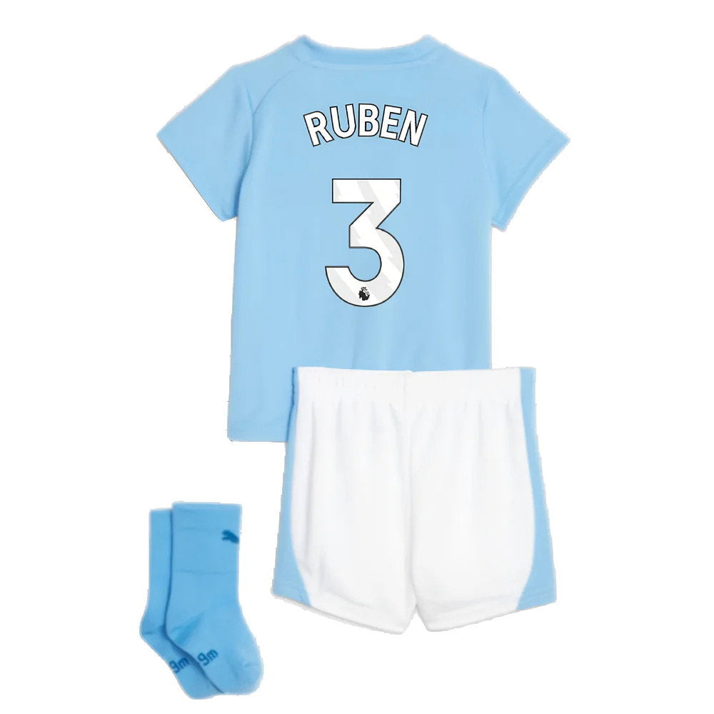 2023-2024 Man City Home Baby Kit (RUBEN 3)_2
