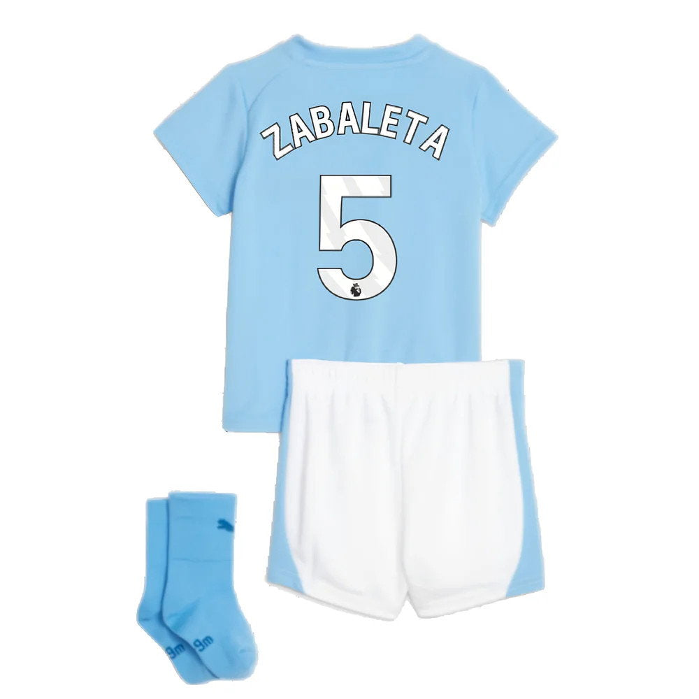 2023-2024 Man City Home Baby Kit (ZABALETA 5)_2