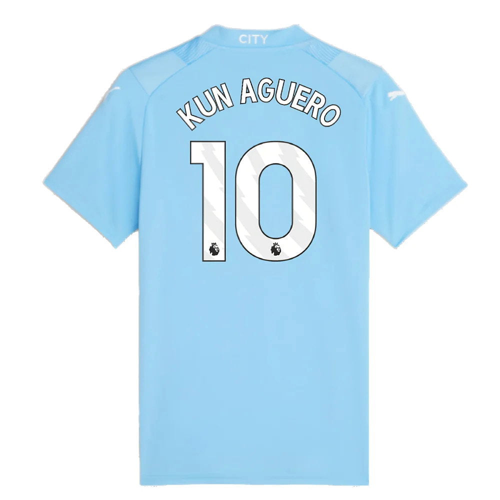 2023-2024 Man City Home Shirt (Ladies) (KUN AGUERO 10)_2