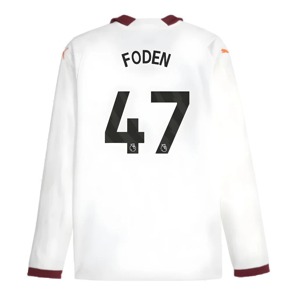 2023-2024 Man City Long Sleeve Away Shirt (FODEN 47)_2