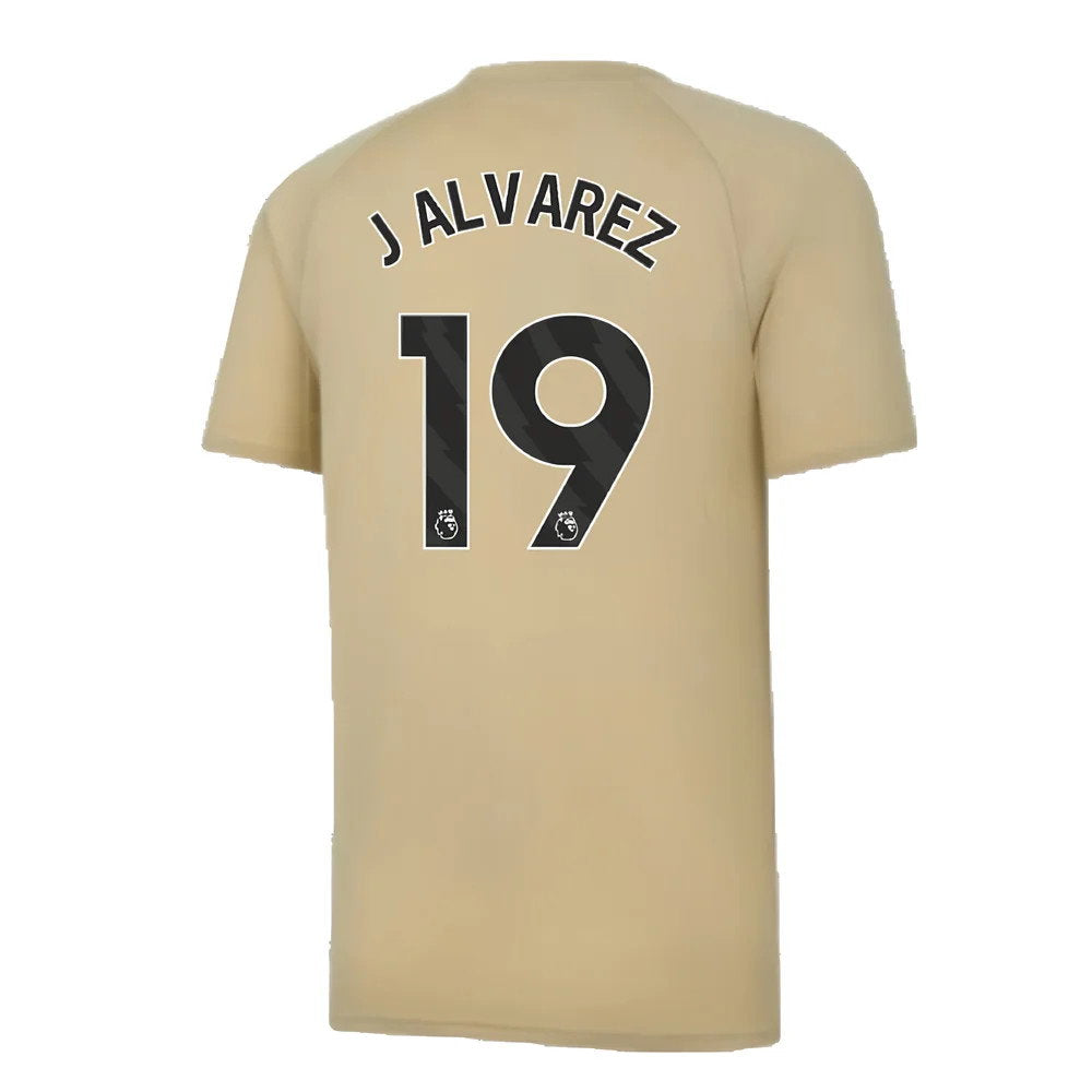 2023-2024 Man City Prematch SS Jersey (Granola) (J ALVAREZ 19)_2