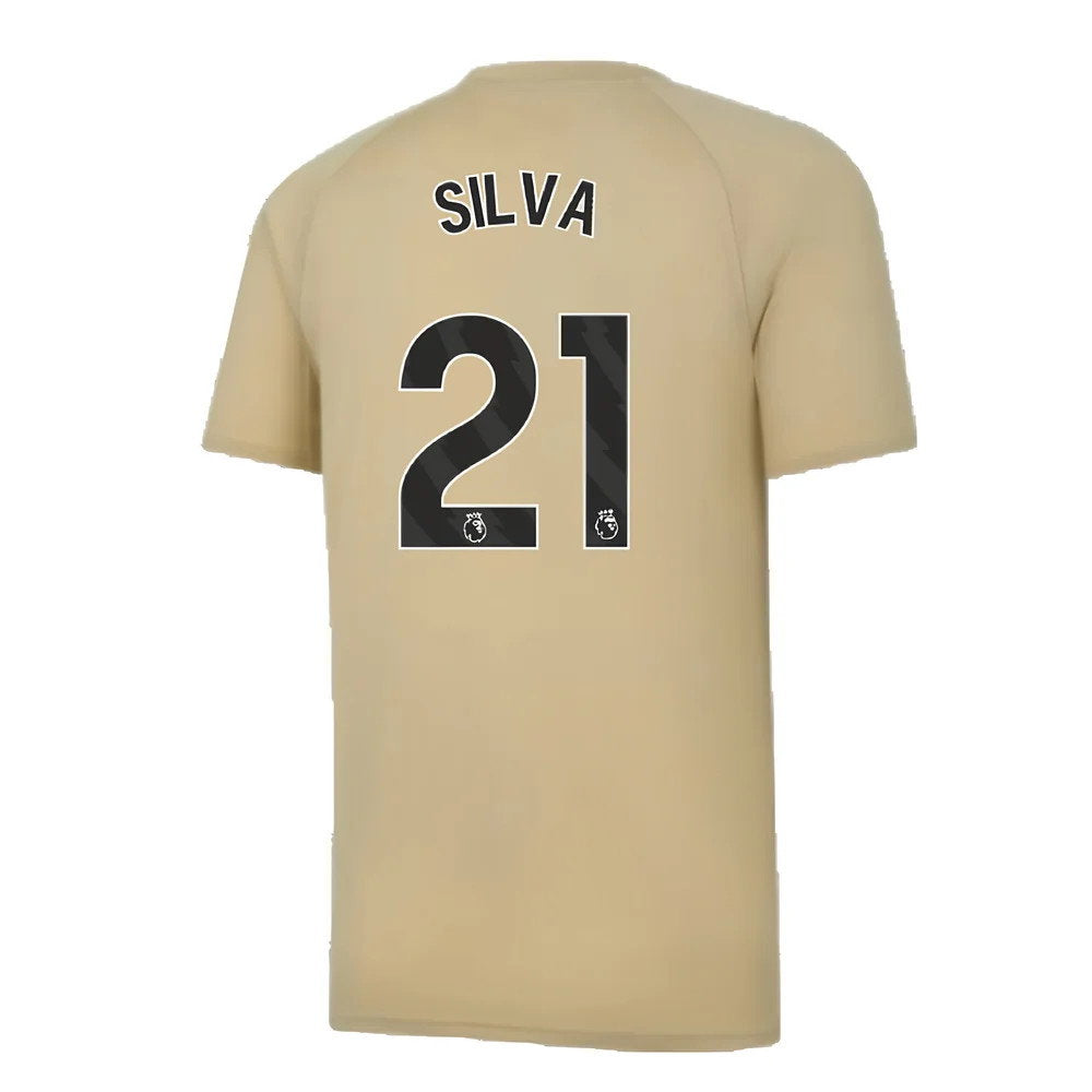 2023-2024 Man City Prematch SS Jersey (Granola) (SILVA 21)_2
