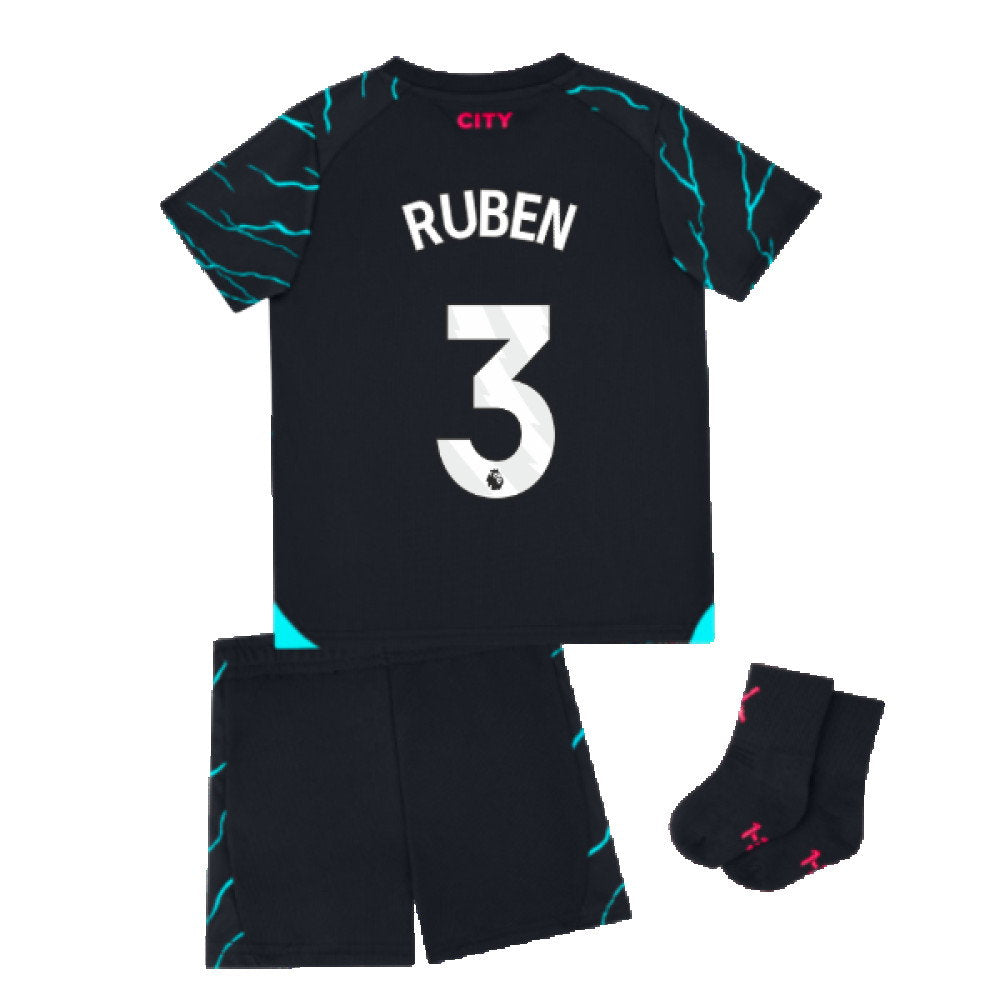 2023-2024 Man City Third Baby Kit (RUBEN 3)_2