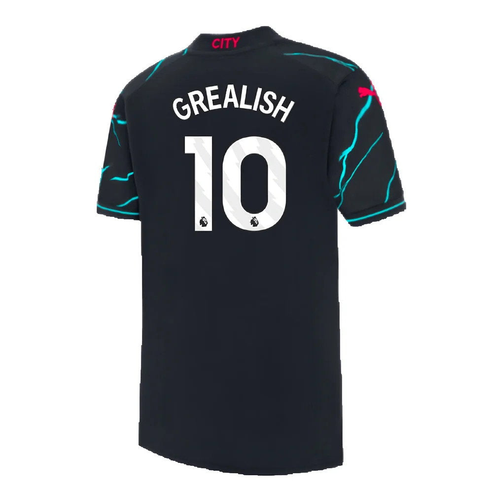 2023-2024 Man City Third Mini Kit (GREALISH 10)_2