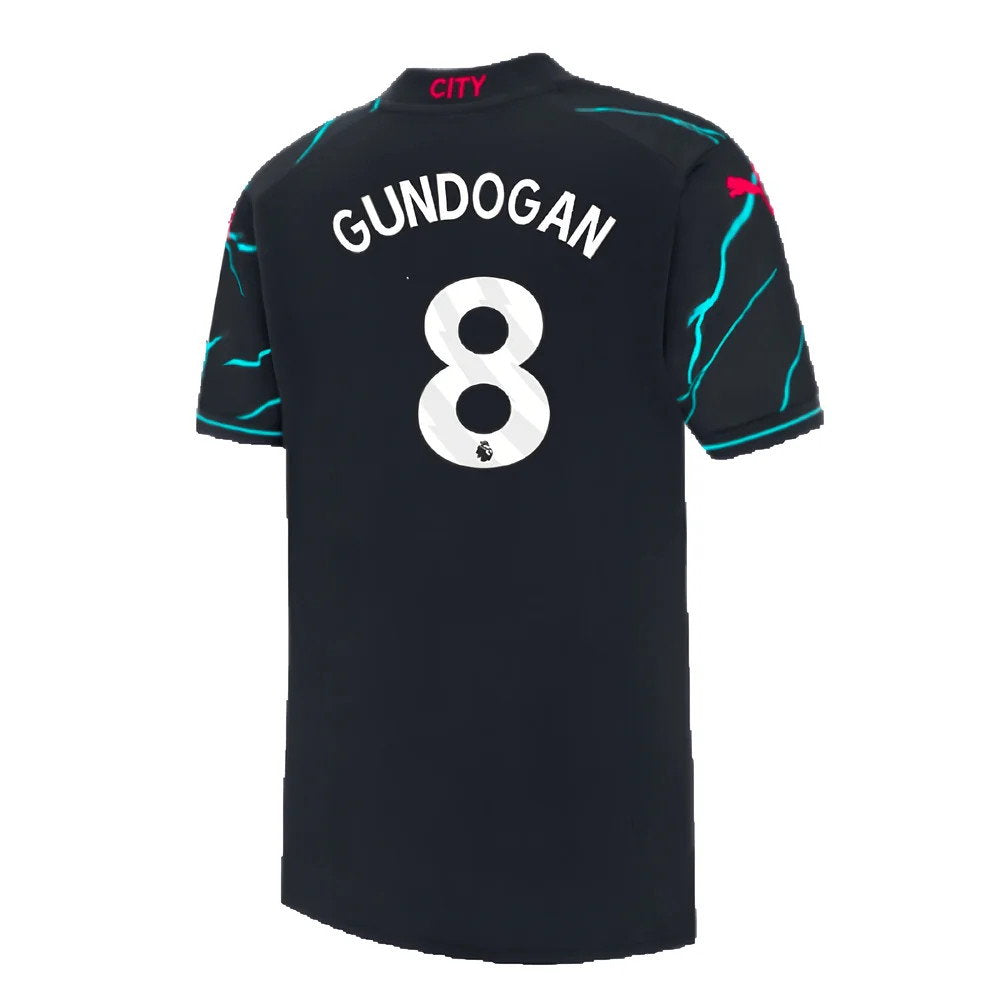 2023-2024 Man City Third Mini Kit (GUNDOGAN 8)_2