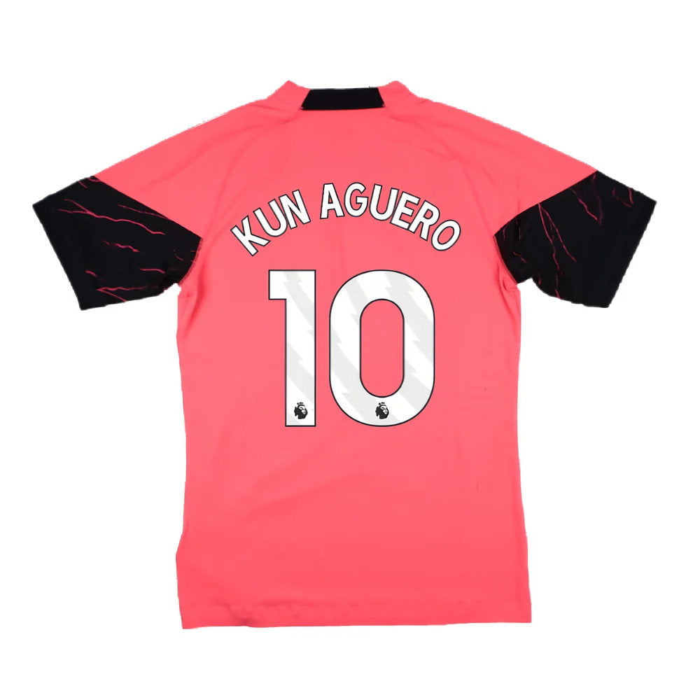 2023-2024 Man City Training Jersey Pro (Sunset Glow) (KUN AGUERO 10)_2