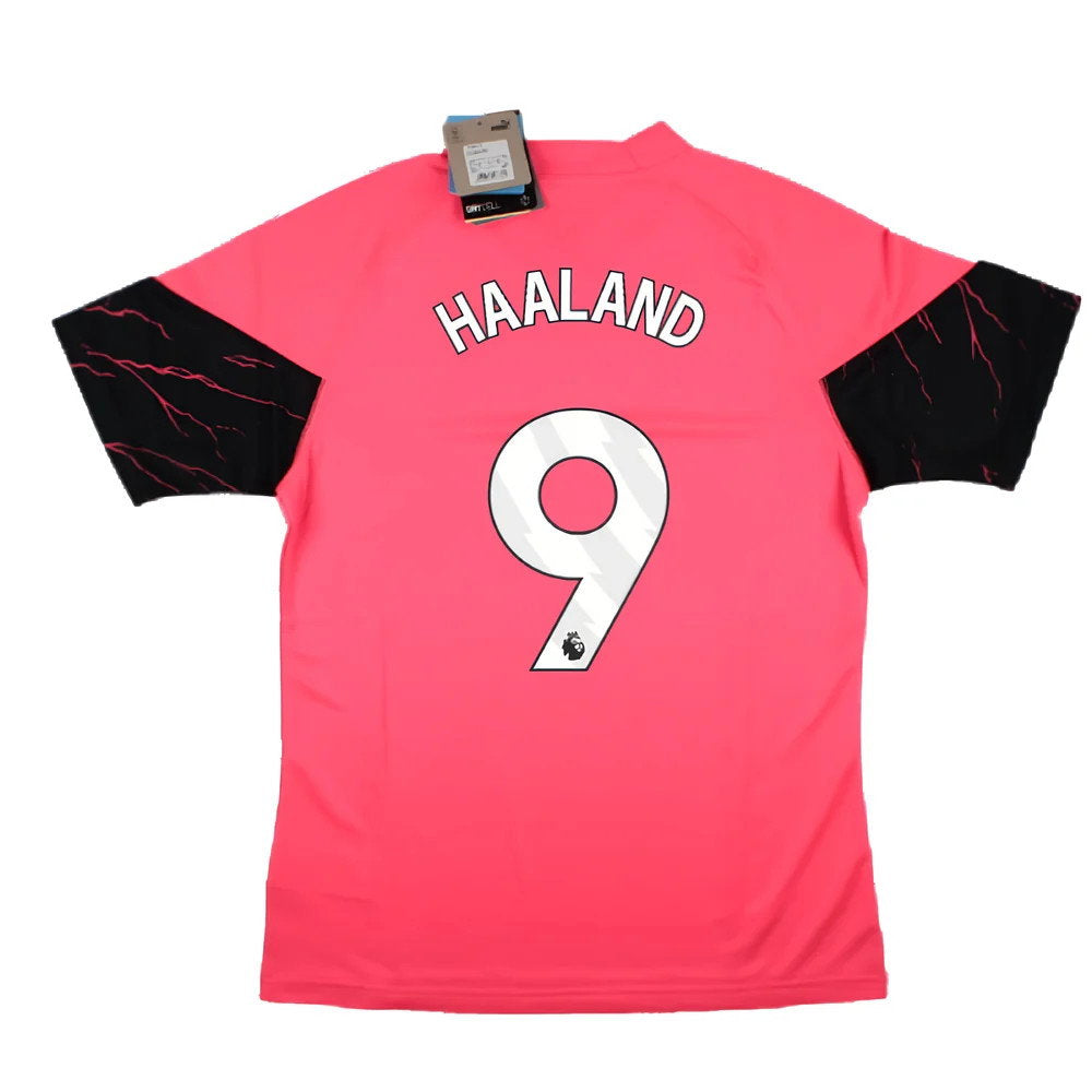 2023-2024 Man City Training Jersey (Sunset Glow) (HAALAND 9)_2