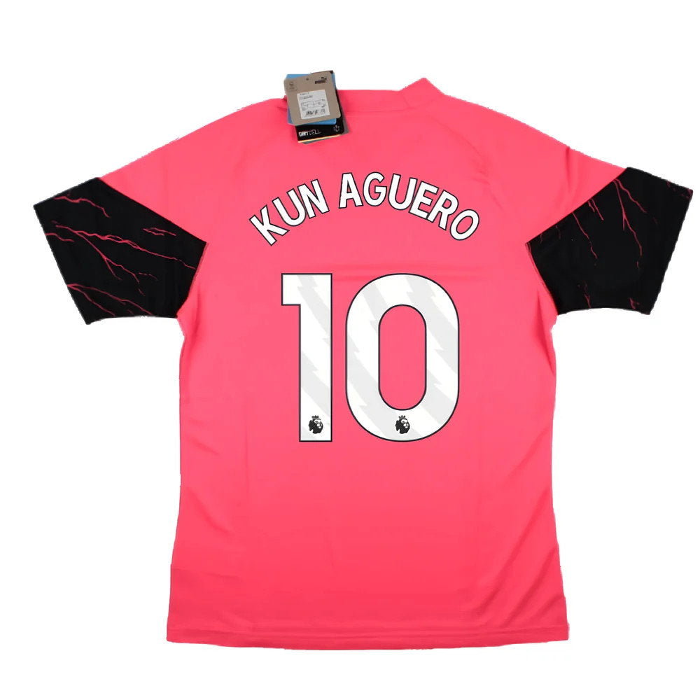 2023-2024 Man City Training Jersey (Sunset Glow) (KUN AGUERO 10)_2