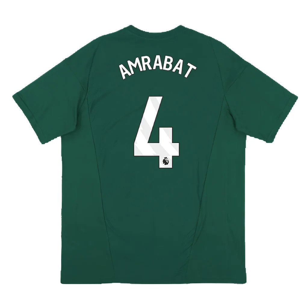 2023-2024 Man Utd Training Tee (Green) (Amrabat 4)_2