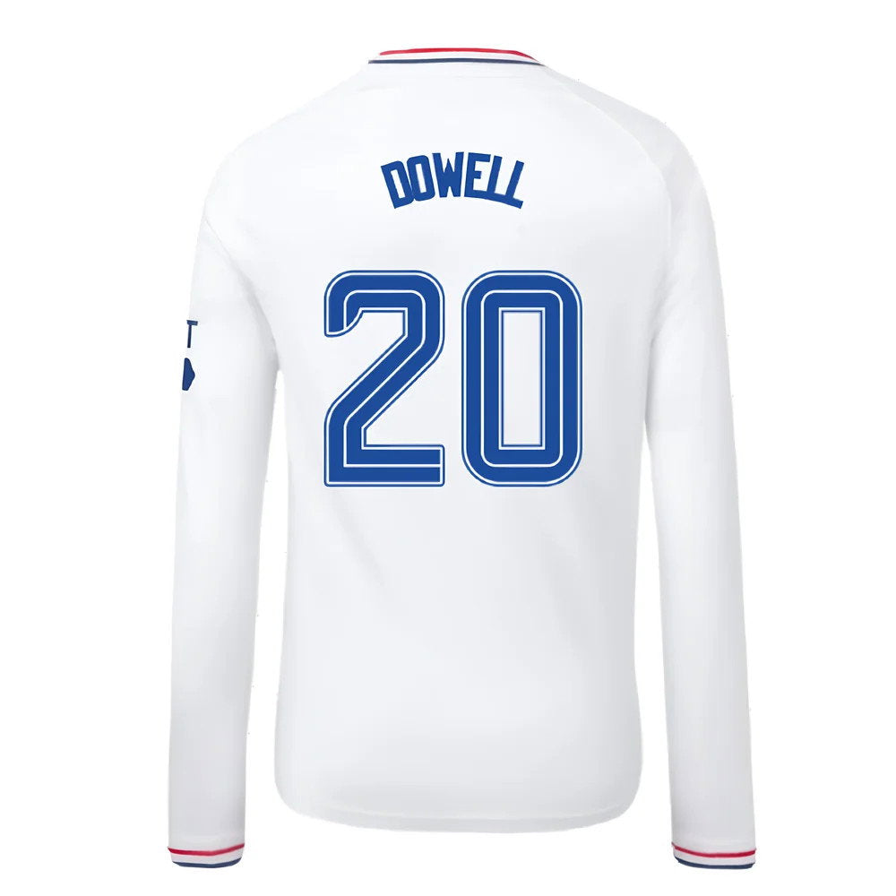 2023-2024 Rangers Away Long Sleeve Shirt (Kids) (Dowell 20)_2