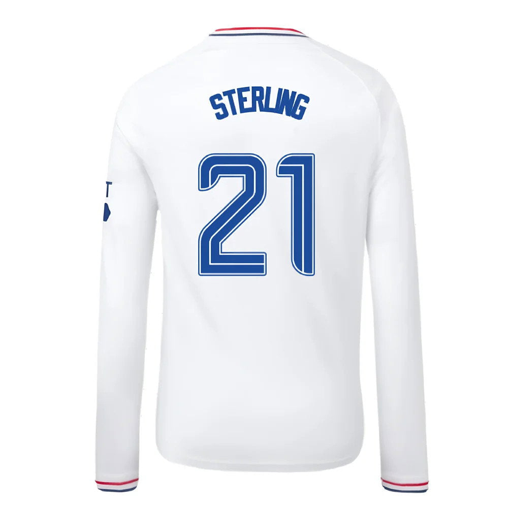 2023-2024 Rangers Away Long Sleeve Shirt (Kids) (Sterling 21)_2