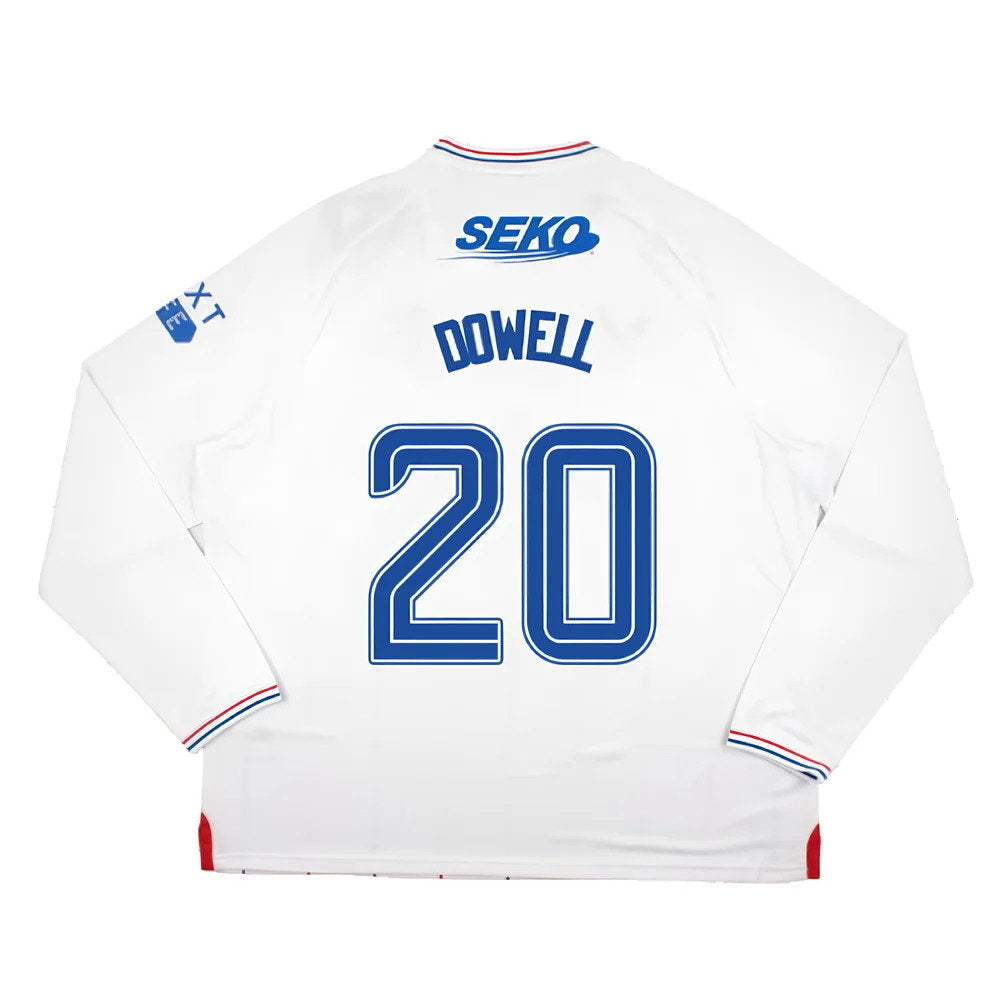 2023-2024 Rangers Long Sleeve Away Shirt (Dowell 20)_2