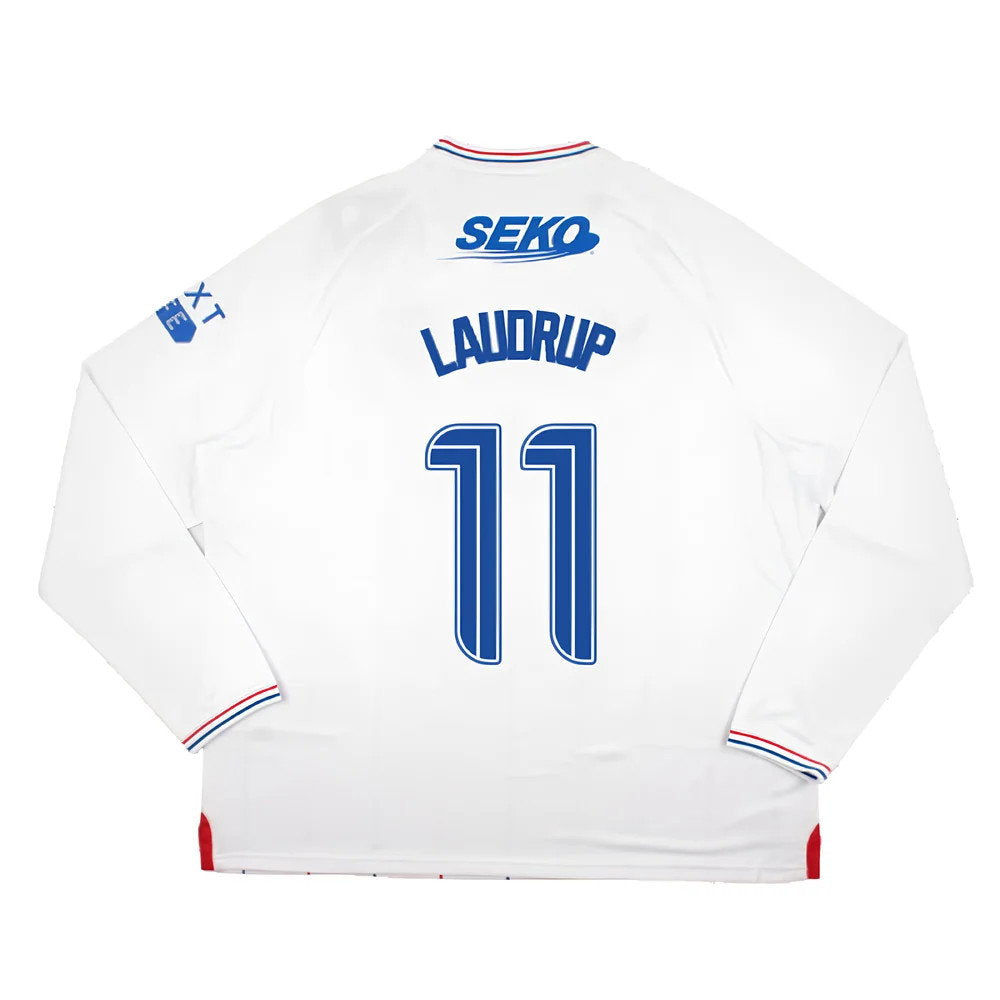 2023-2024 Rangers Long Sleeve Away Shirt (Laudrup 11)_2