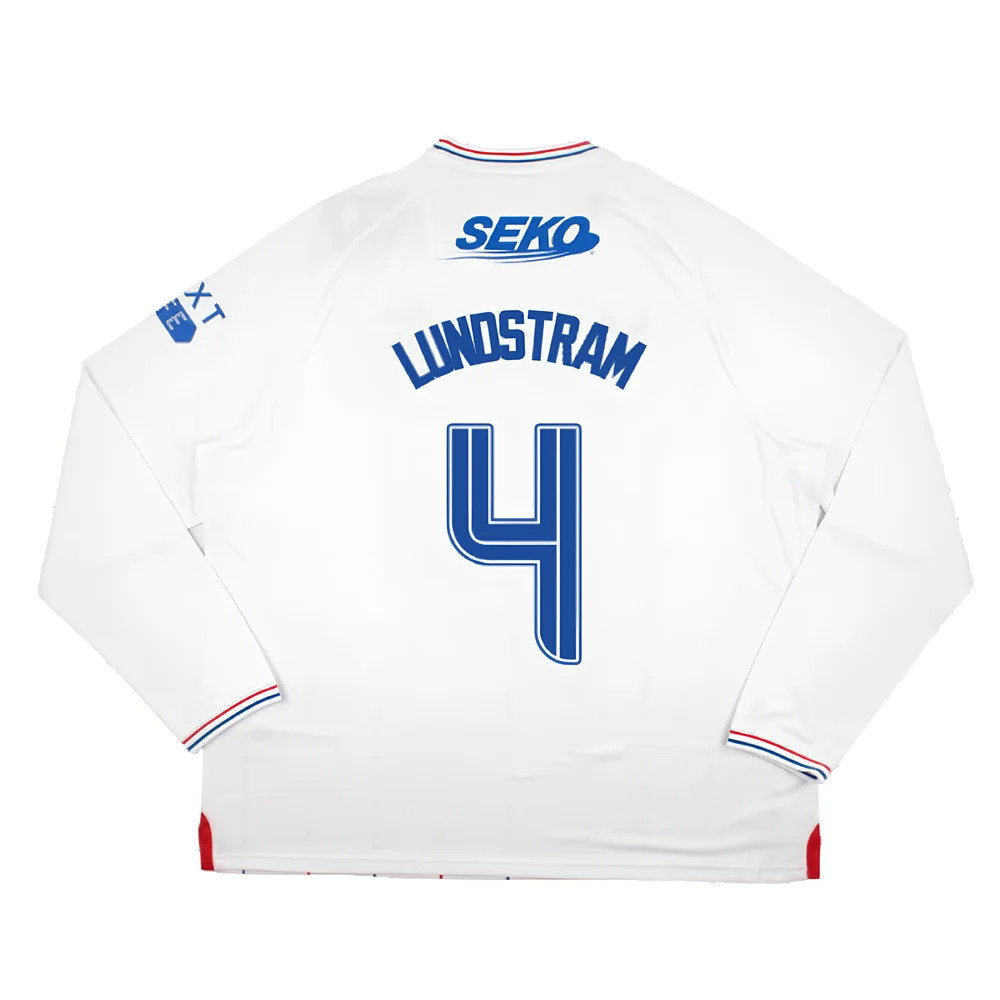 2023-2024 Rangers Long Sleeve Away Shirt (Lundstram 4)_2