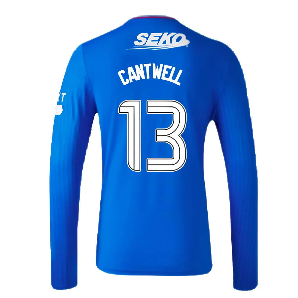 2023-2024 Rangers Long Sleeve Home Shirt (Cantwell 13)_2
