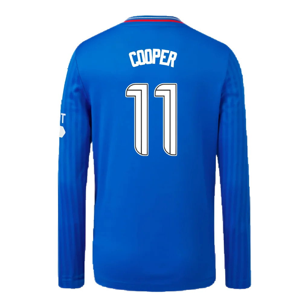 2023-2024 Rangers Long Sleeve Home Shirt (Kids) (Cooper 11)_2