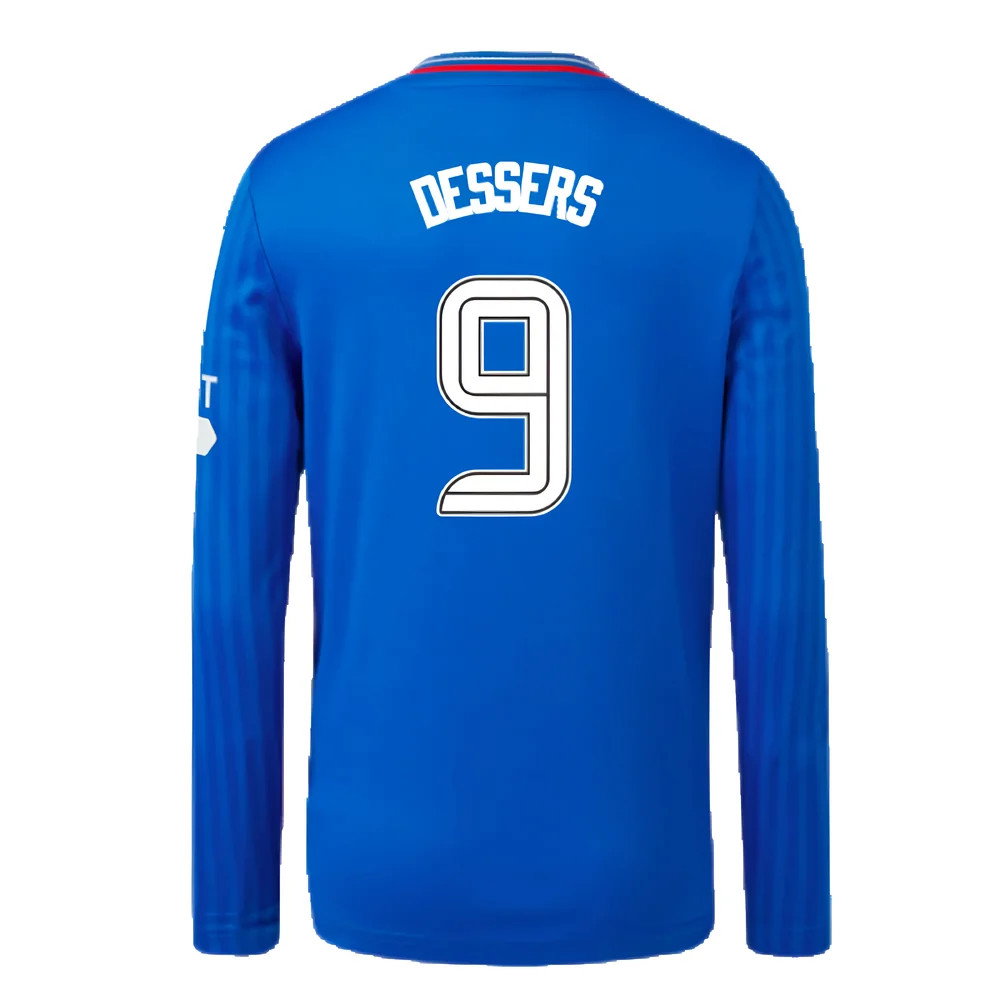 2023-2024 Rangers Long Sleeve Home Shirt (Kids) (Dessers 9)_2