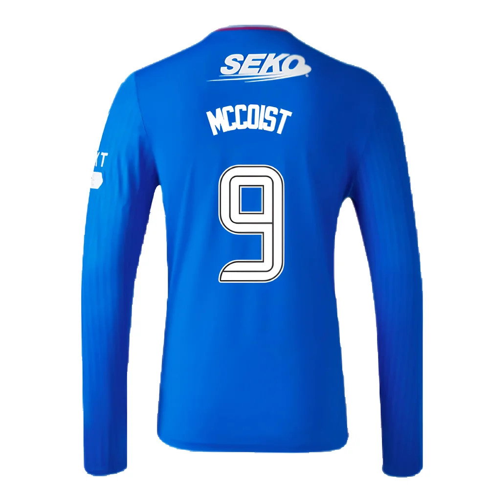 2023-2024 Rangers Long Sleeve Home Shirt (McCoist 9)_2