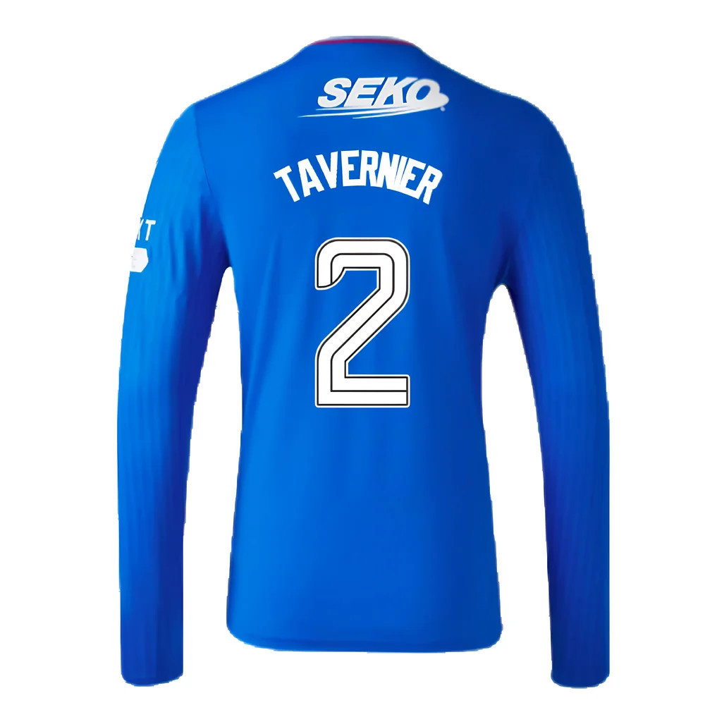 2023-2024 Rangers Long Sleeve Home Shirt (Tavernier 2)_2