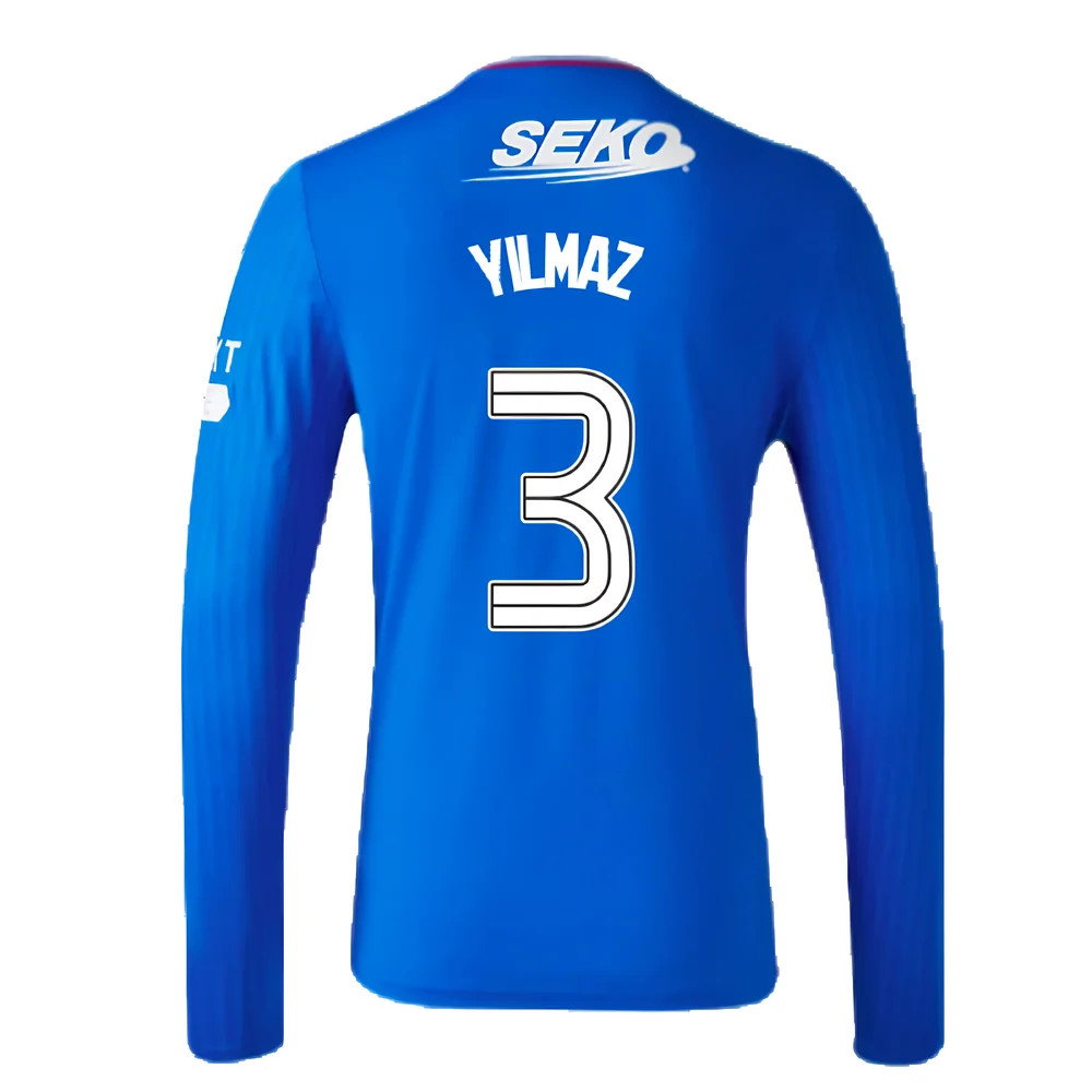 2023-2024 Rangers Long Sleeve Home Shirt (Yilmaz 3)_2