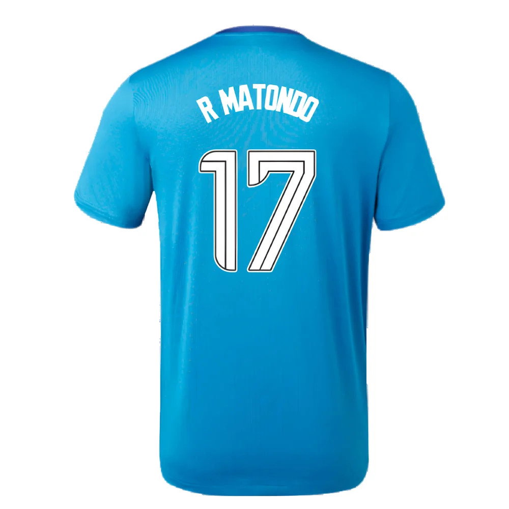 2023-2024 Rangers Players Training Tee (Deep Water) (R Matondo 17)_2