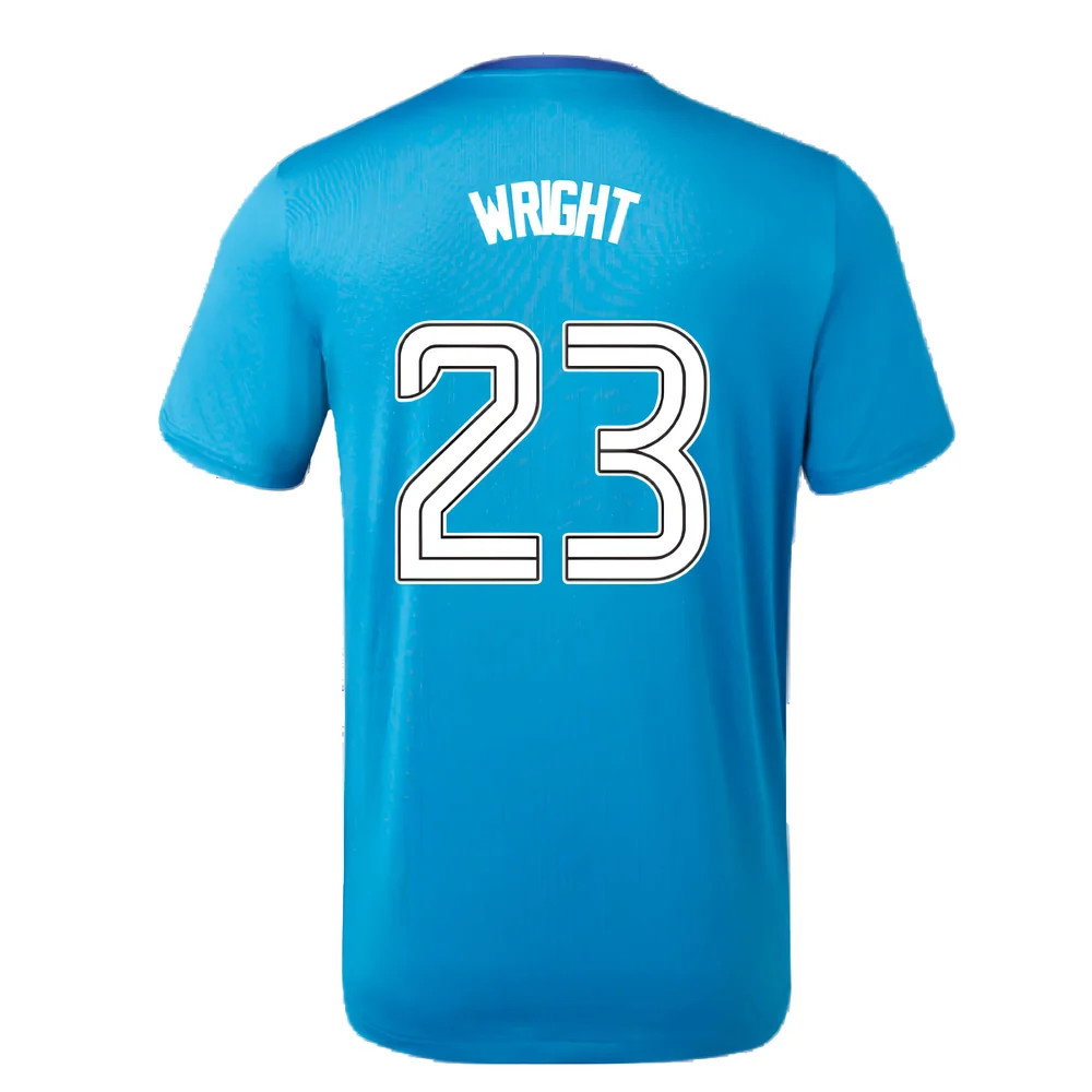 2023-2024 Rangers Players Training Tee (Deep Water) (Wright 23)_2