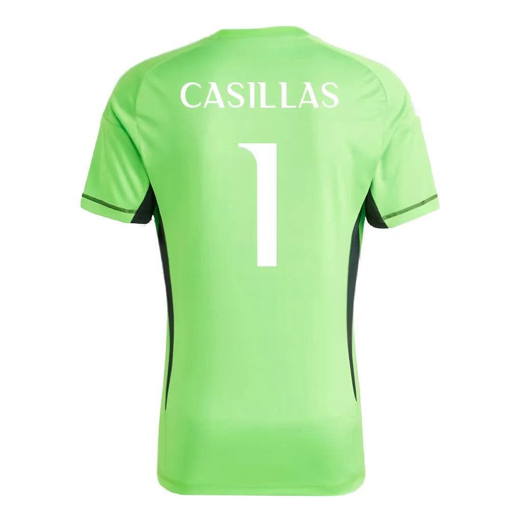 2023-2024 Real Madrid Home Goalkeeper Shirt (Solar Green) (CASILLAS 1)_2