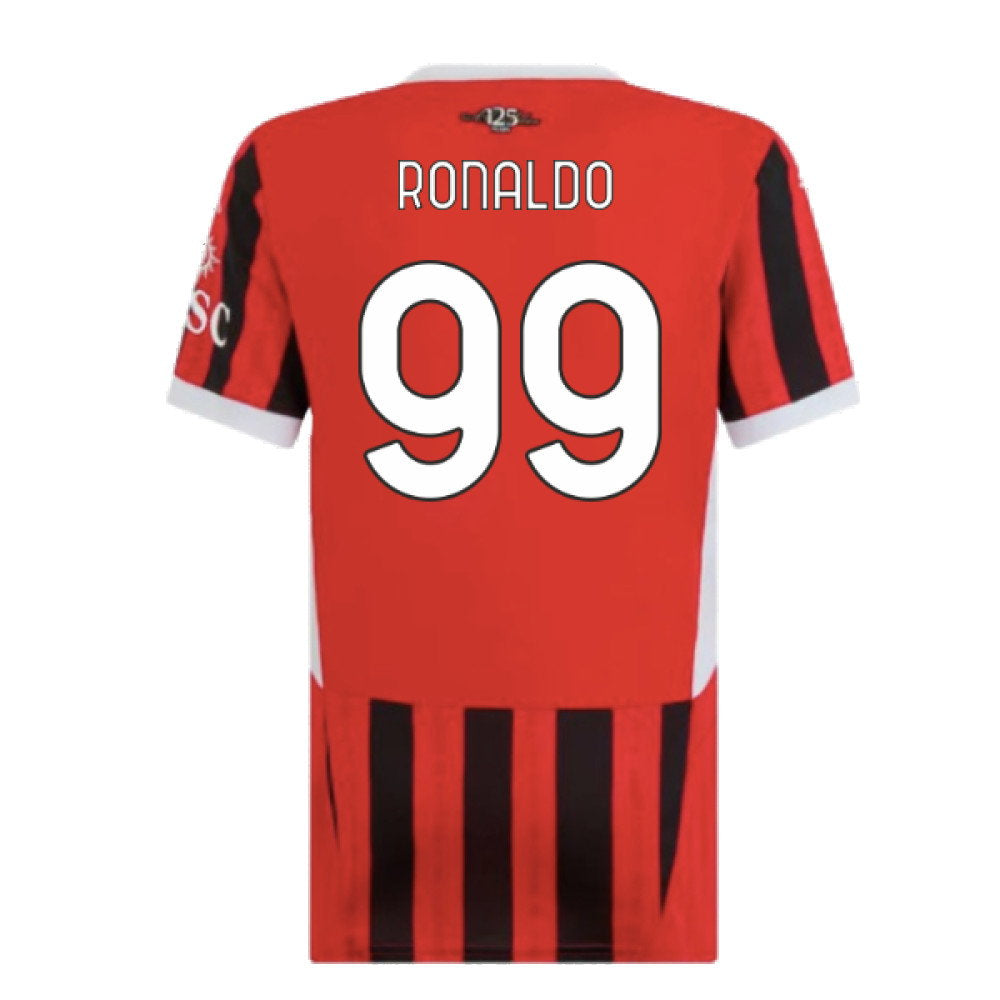 2024-2025 AC Milan Home Shirt (Womens) (Ronaldo 99)_2