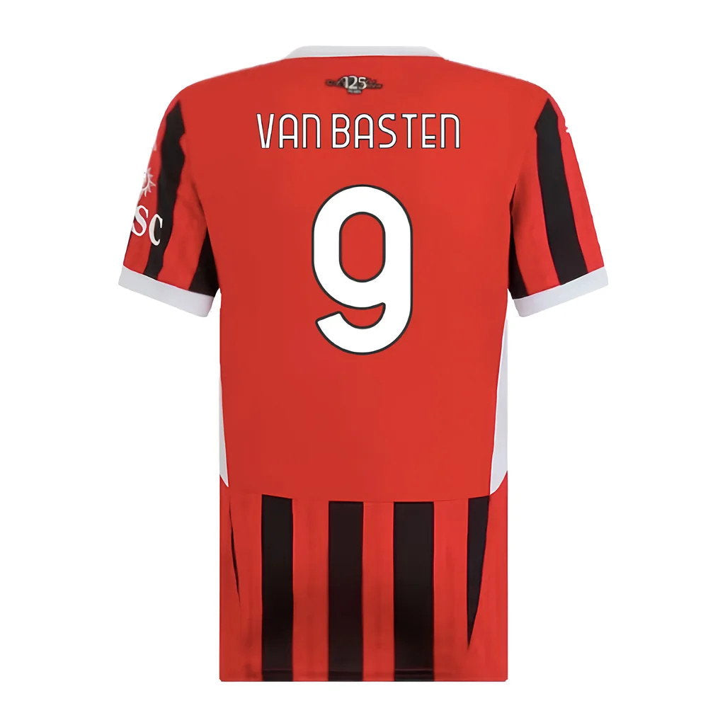 2024-2025 AC Milan Home Shirt (Womens) (Van Basten 9)_2