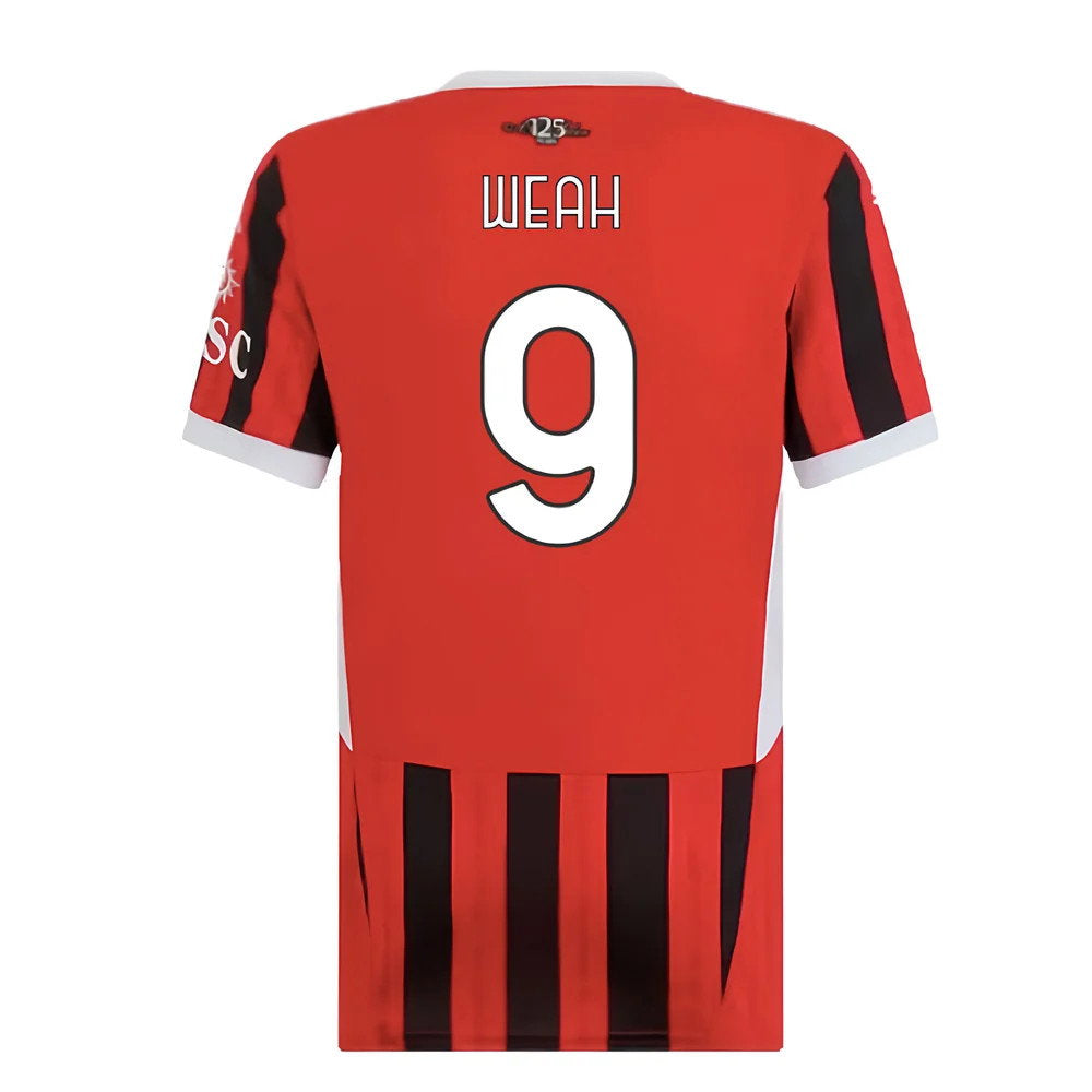 2024-2025 AC Milan Home Shirt (Womens) (Weah 9)_2