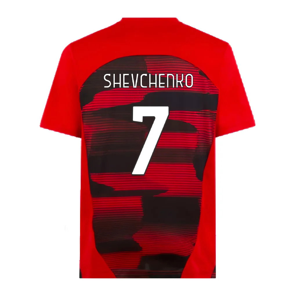2024-2025 AC Milan Prematch SS Shirt (Red) (Shevchenko 7)_2