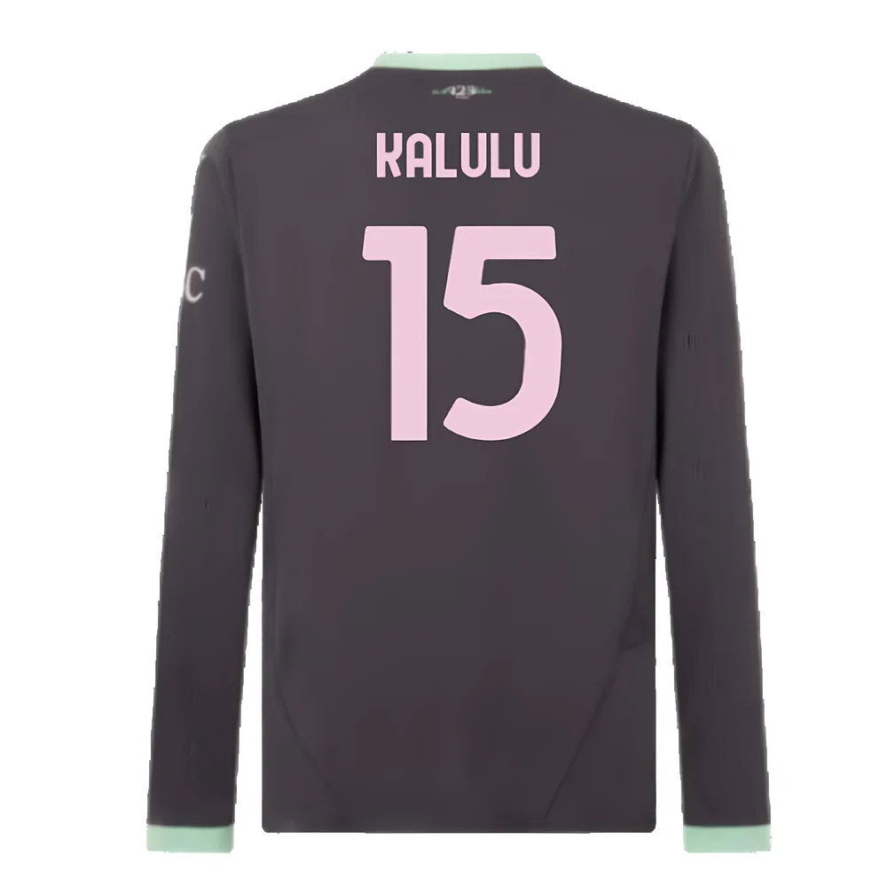 2024-2025 AC Milan Third Long Sleeve Shirt (Kalulu 15)_2