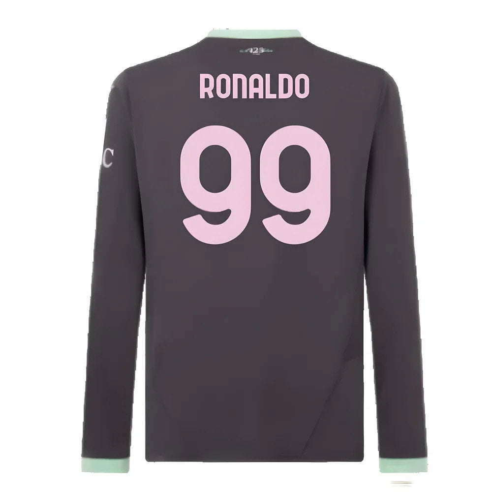 2024-2025 AC Milan Third Long Sleeve Shirt (Ronaldo 99)_2