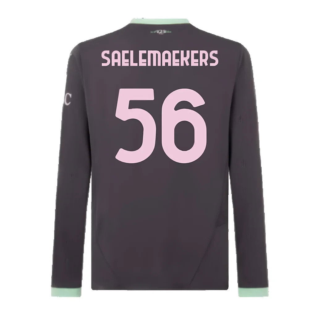 2024-2025 AC Milan Third Long Sleeve Shirt (Saelemaekers 56)_2