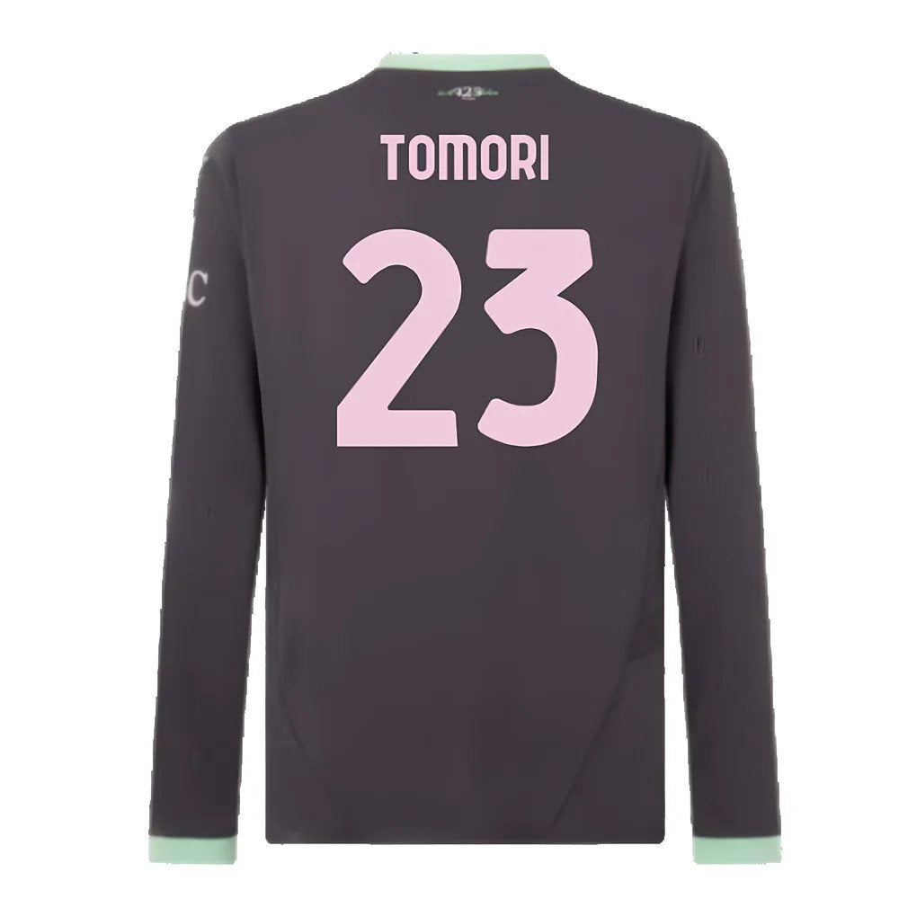 2024-2025 AC Milan Third Long Sleeve Shirt (Tomori 23)_2