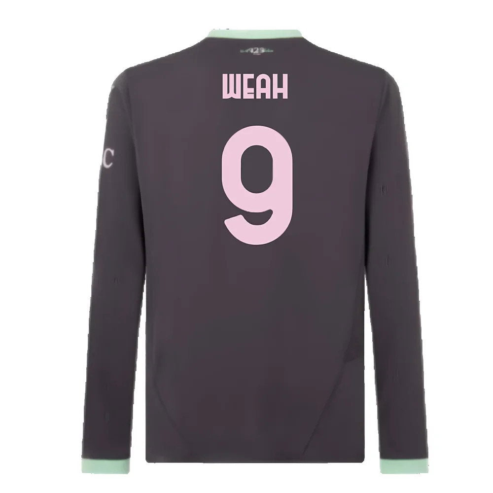 2024-2025 AC Milan Third Long Sleeve Shirt (Weah 9)_2